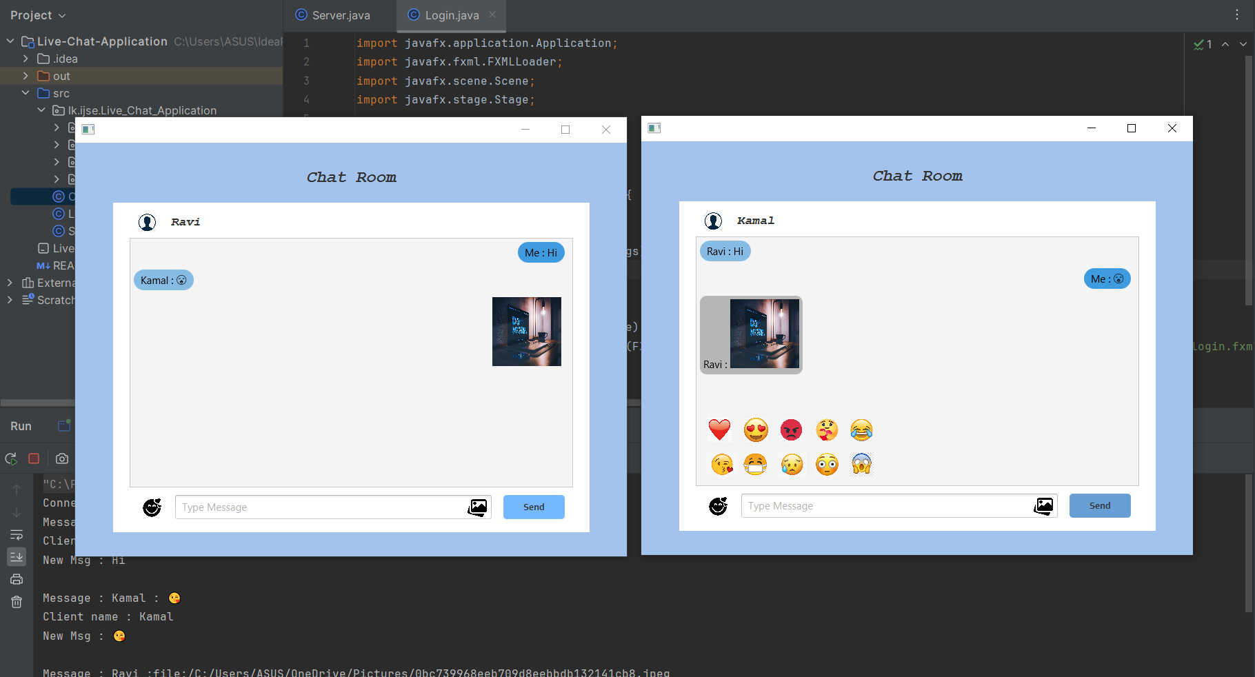 Live Chat Application